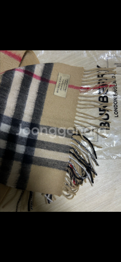 버버리 캐시미어 머플러--2