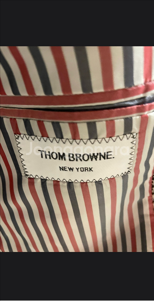 톰브라운 하운드투스 글렌체크 울코트 3사이즈--5