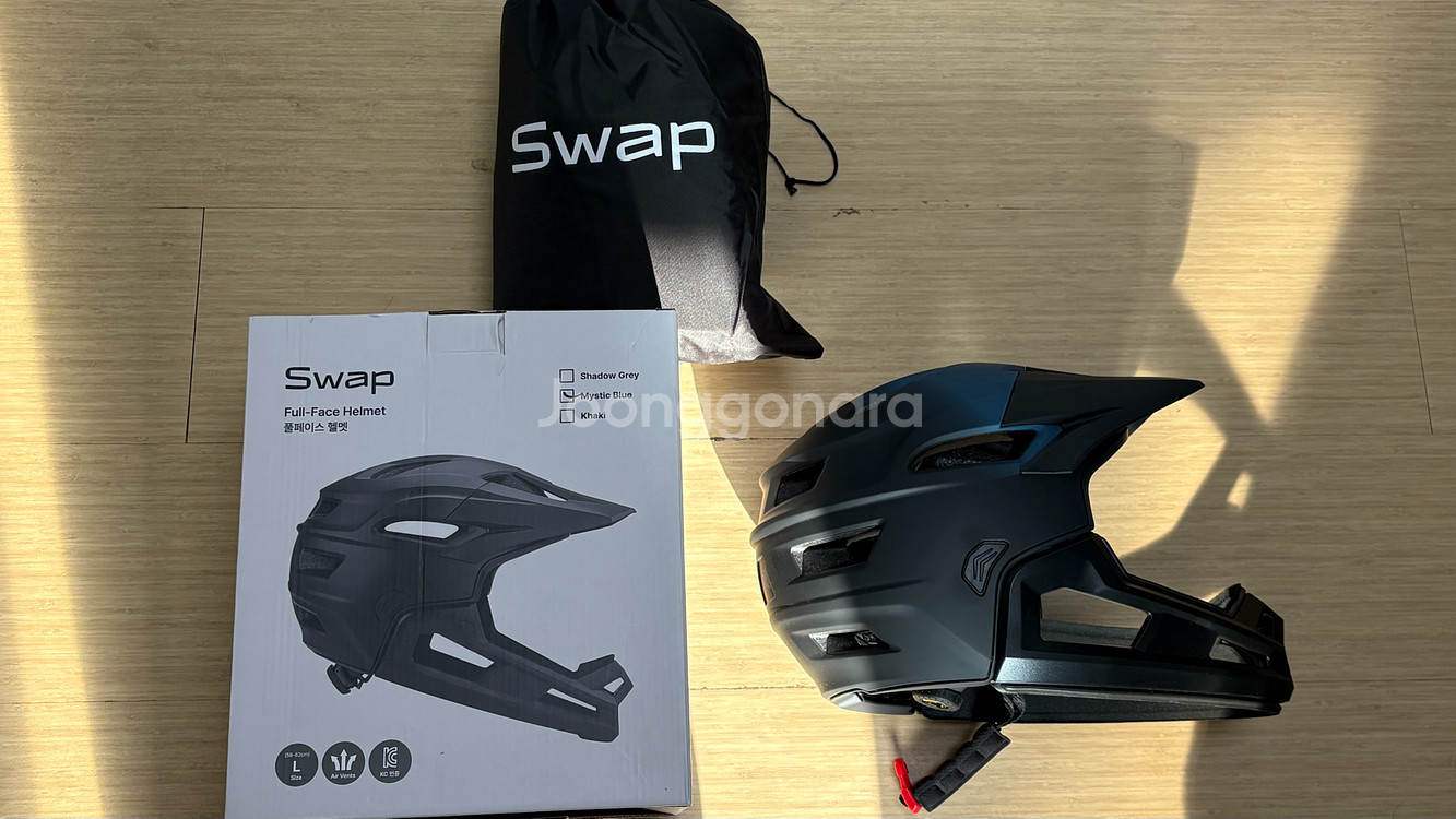 풀페이스 헬멧 L사이즈+자전거 풀커버--1