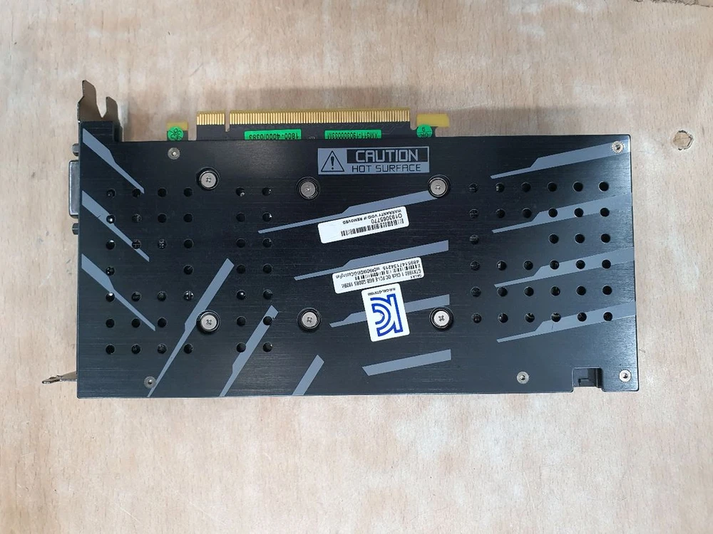 고장 갤럭시 GTX 1660 그래픽카드 이미지