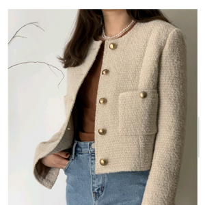 아뜰리에 드 쎄모먼 트위드 자켓