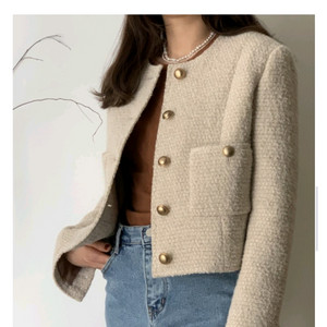 아뜰리에 드 쎄모먼 트위드 자켓