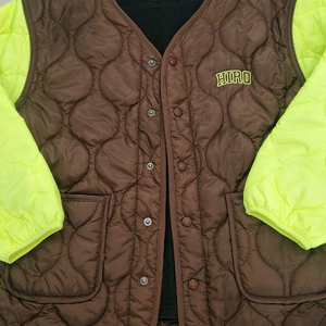 히로 블랭크 퀼팅 자켓 겨깔 160 (모크넥티드림)