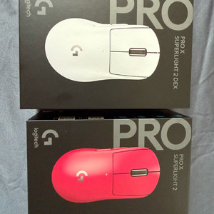 지슈라2핑크(단순개봉), 지슈라2덱스화이트(미개봉 새제품)