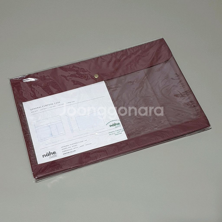 새상품) 하이타이드 nahe 파일 케이스 수납 파우치--4