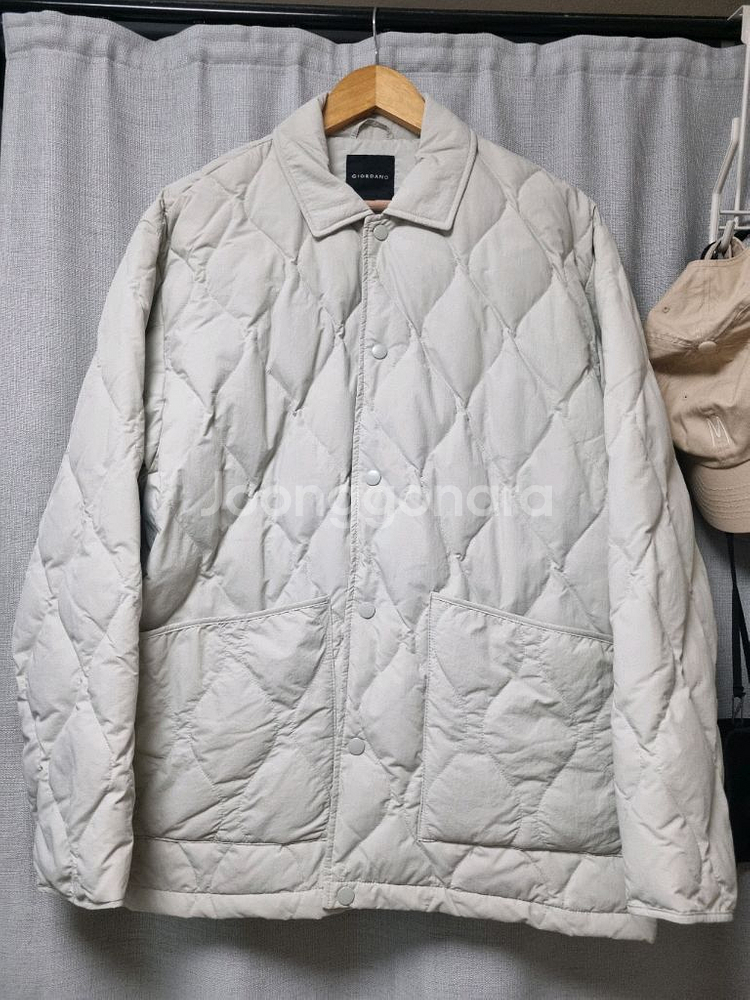 지오다노 카라 경량패딩 L 새상품--2