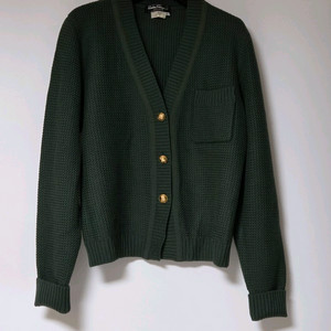 페라가모 Ferragamo 진그린 골드 버튼 가디건