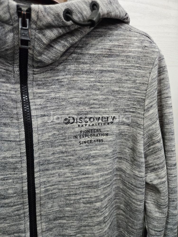 95,M)) 디스커버리 후드집업! 모자에도 로고!--1