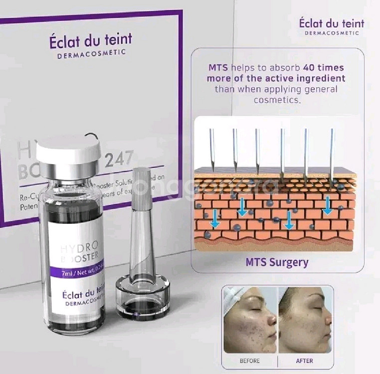 에끌라뒤땅 하이드로 부스터247 앰플+mts 롤러--0