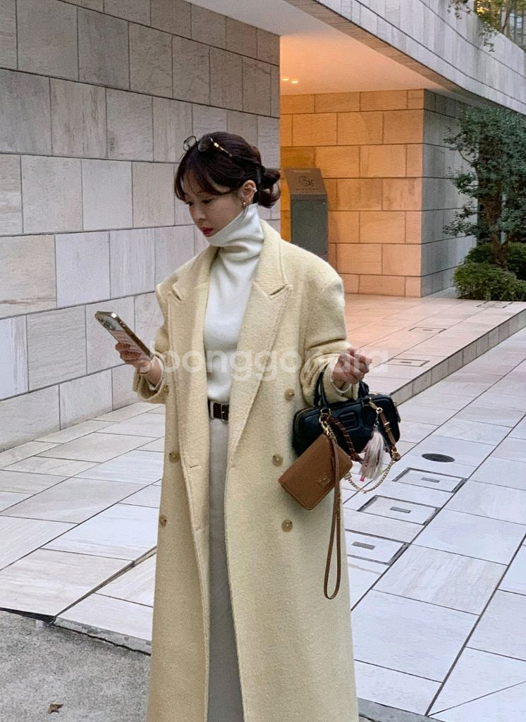 바이씨니 링구헤링본 코트--2