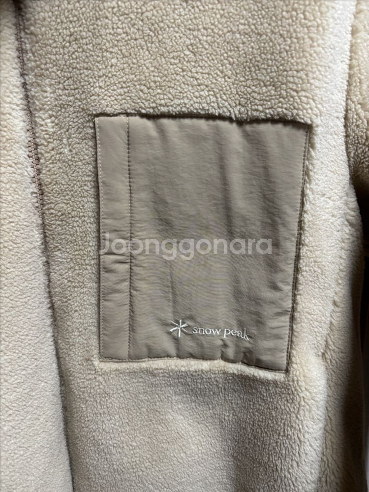 스노우피크 플리스 집업 자켓--2