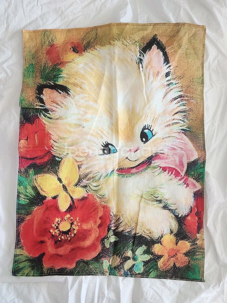 빈티지패브릭 고양이패브릭 패브릭포스터 빈티지고양이--0