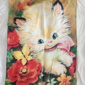 빈티지패브릭 고양이패브릭 패브릭포스터 빈티지고양이