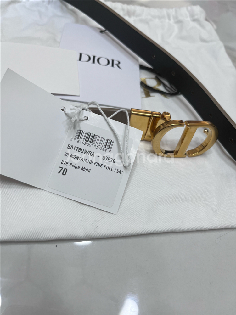 디올 리버서블 벨트 70 큰사이즈(75이상 교환희망)--7