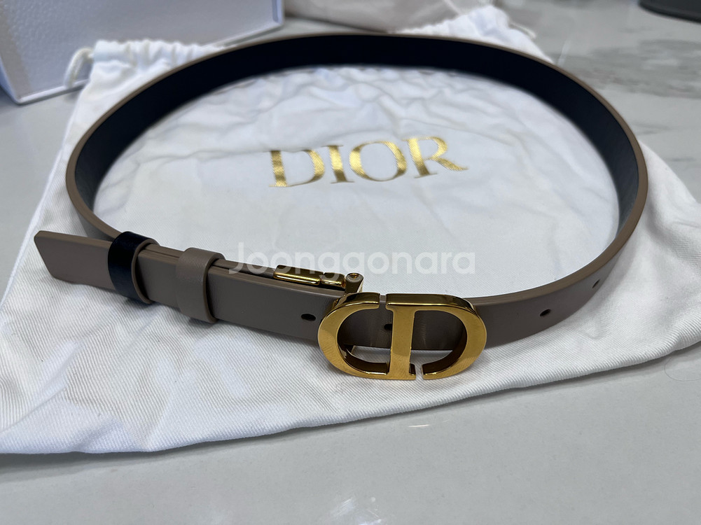 디올 리버서블 벨트 70 큰사이즈(75이상 교환희망)--2
