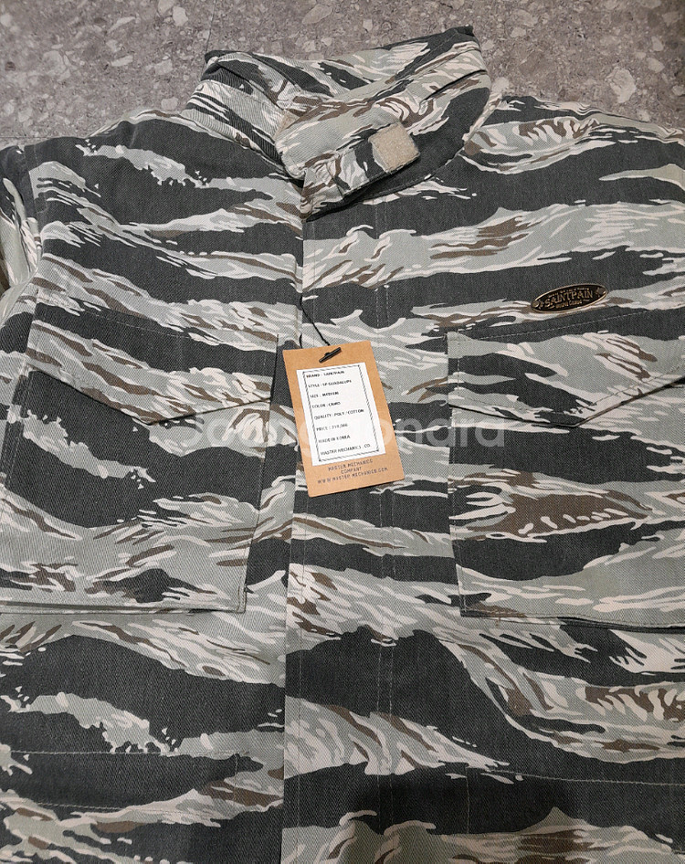 (새상품) 세인트페인 과다루페 타이거카모 자켓 (M)--2