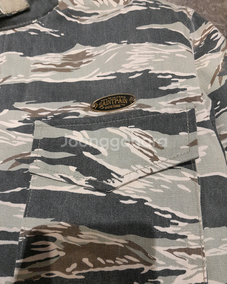 (새상품) 세인트페인 과다루페 타이거카모 자켓 (M)--3