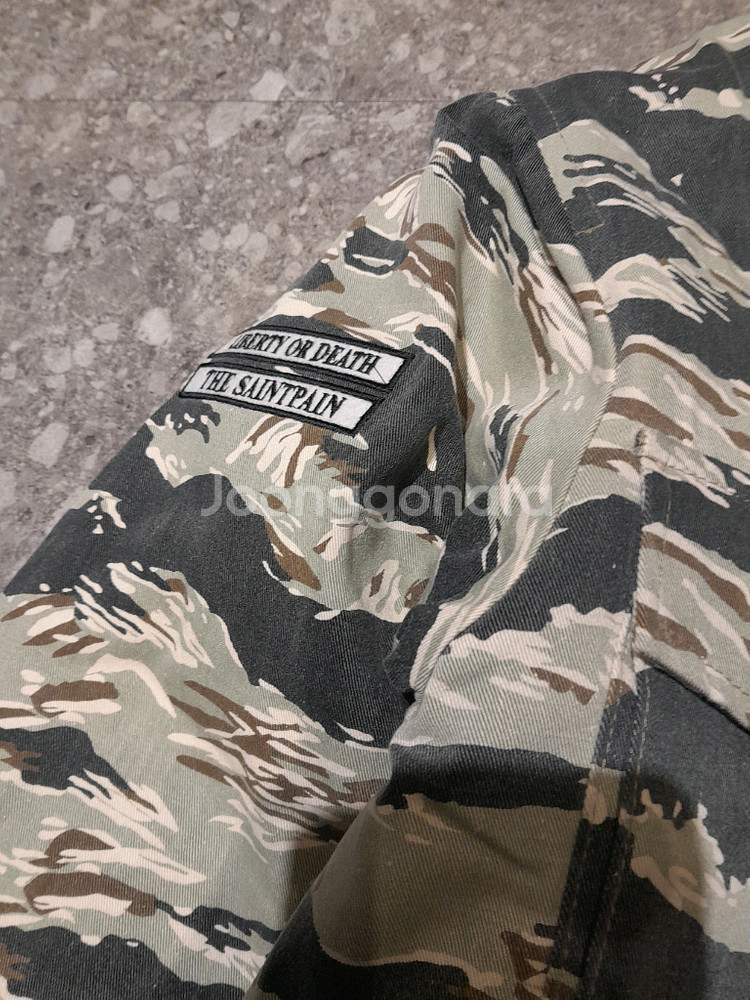 (새상품) 세인트페인 과다루페 타이거카모 자켓 (M)--6