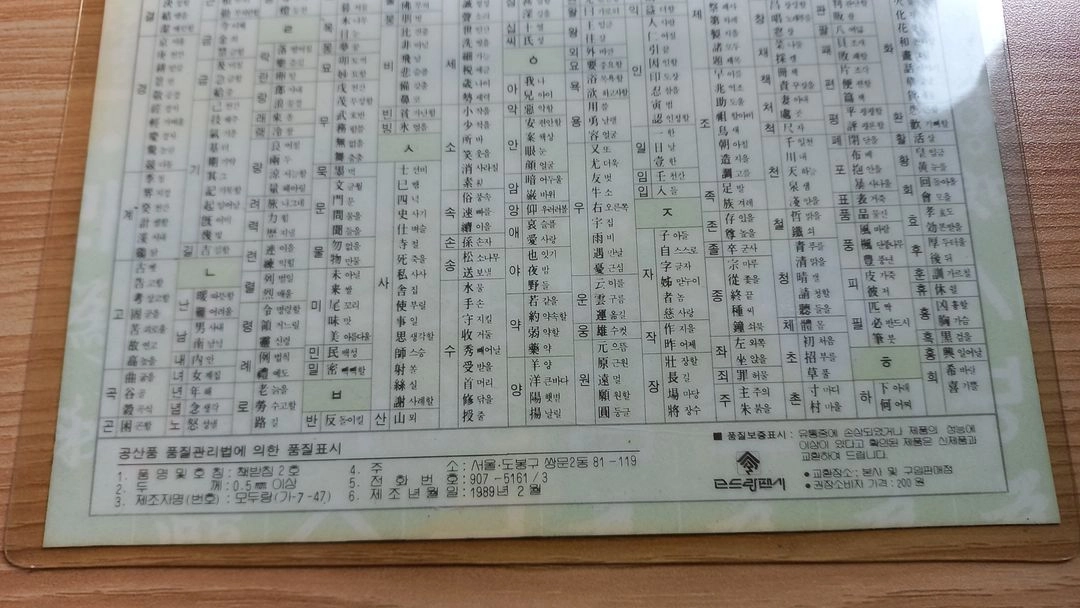 80년대 고전책받침 문구 레틀 추억 빈티지 이미지