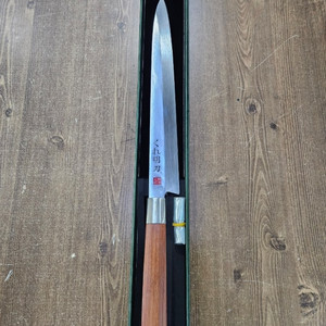 풍천도하이스강구레명도270mm 일식 전문 칼 세트 팔각우드손잡이 금장테두리 하이스 합금고탄소강