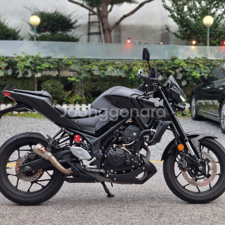 야마하 MT03 20년식 2만3천KM 아크라 구변완료--4