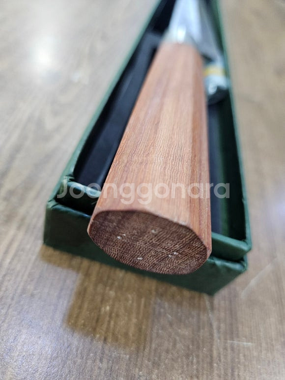 풍천도하이스강구레명도270mm 일식 전문 칼 세트 팔각우드손잡이 금장테두리 하이스 합금고탄소강--2