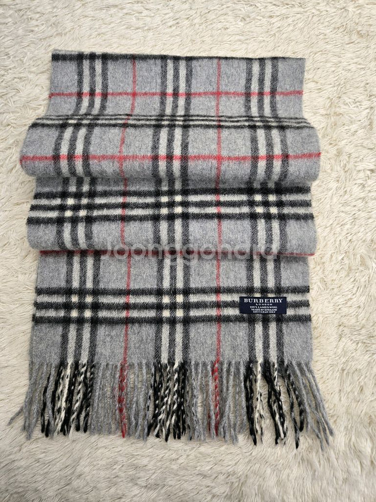 버버리 램스울 머플러--0