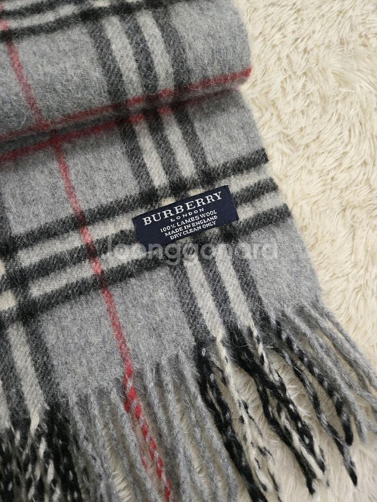 버버리 램스울 머플러--2
