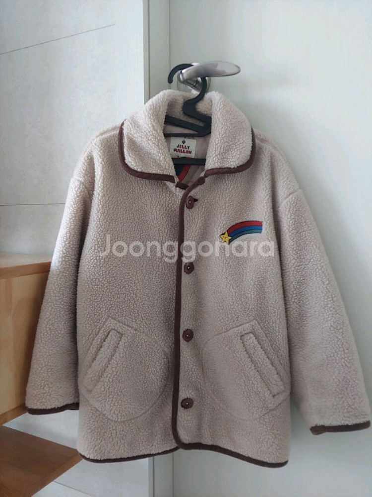 젤리멜로 뽀글이 점퍼 코트 130사이즈(택포)--0