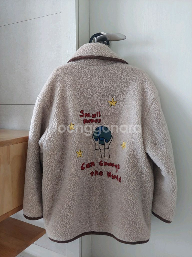 젤리멜로 뽀글이 점퍼 코트 130사이즈(택포)--1