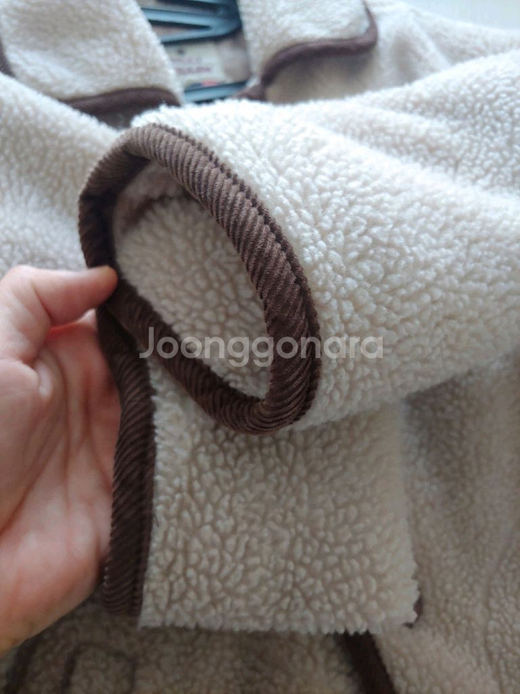 젤리멜로 뽀글이 점퍼 코트 130사이즈(택포)--2