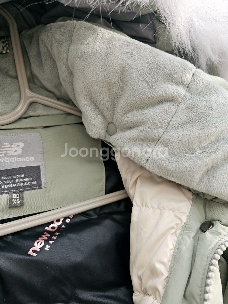 뉴발란스 구스다운 패딩 80사이즈 XS--7