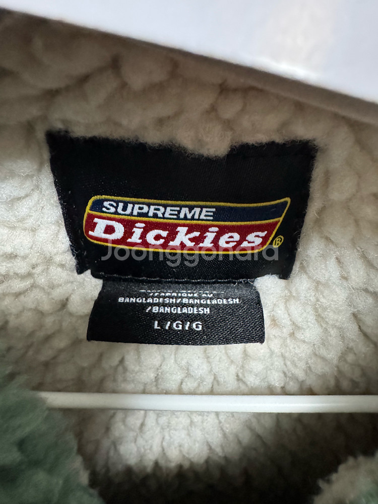 슈프림 x 디키즈 퍼칼라 봄버자켓 판매중--1