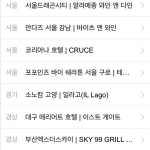 더라운지 호텔 브런치 이용권