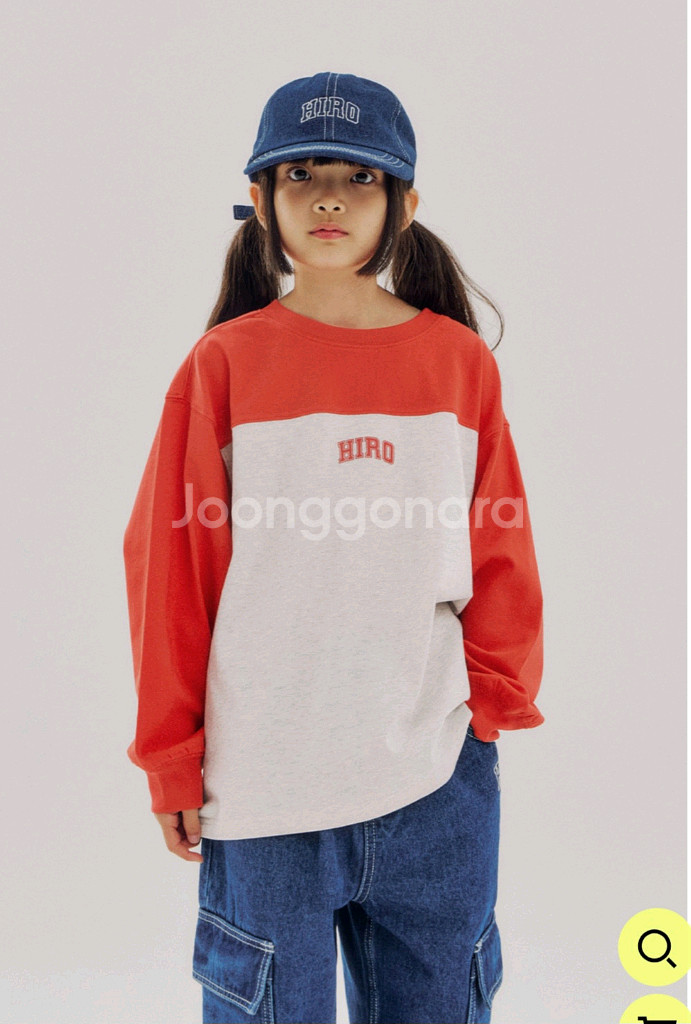 히로 블랭크 보더 티셔츠--0