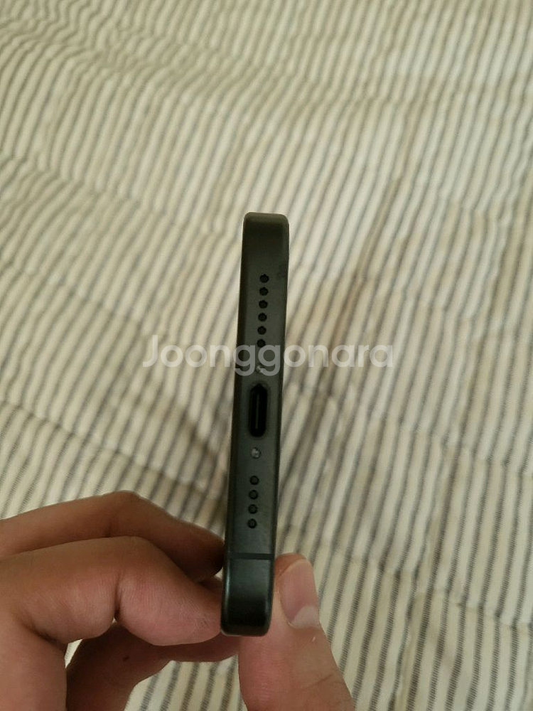 [리퍼미사용] 아이폰15프로맥스 256 블랙티타늄--3