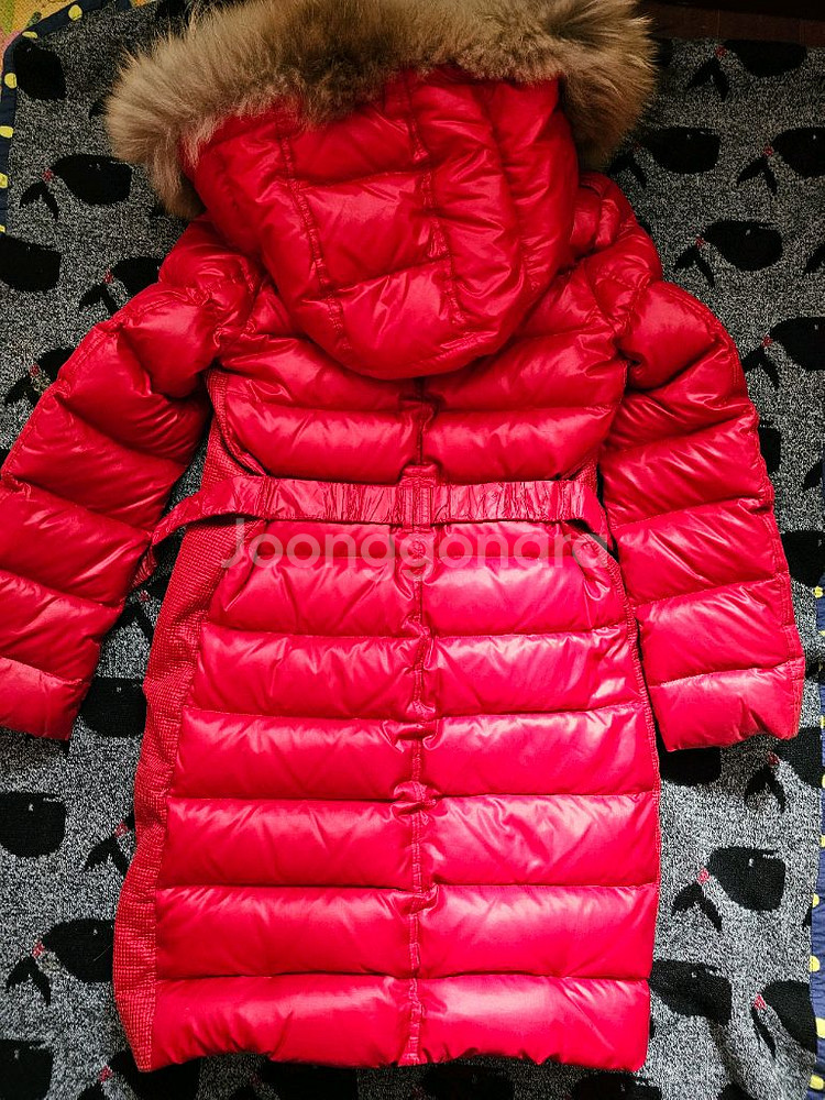 버버리 키즈 롱패딩--5