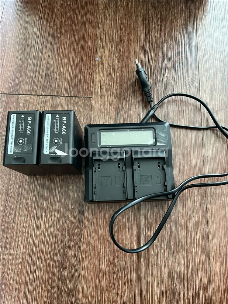 캐논 a60배터리&충전기--0