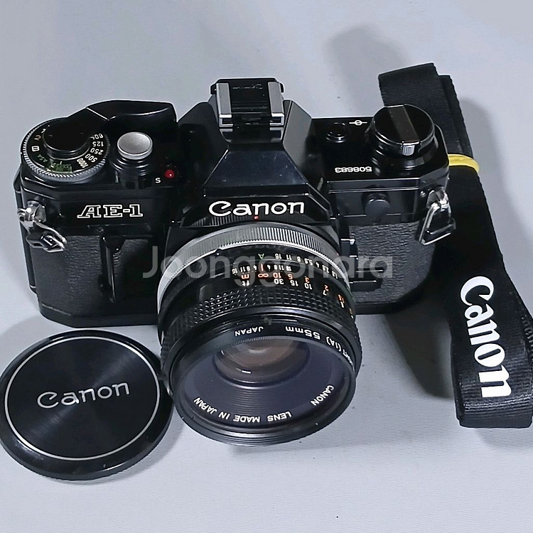 캐논 AE-1 필름카메라 + 50mm 렌즈 세트--4
