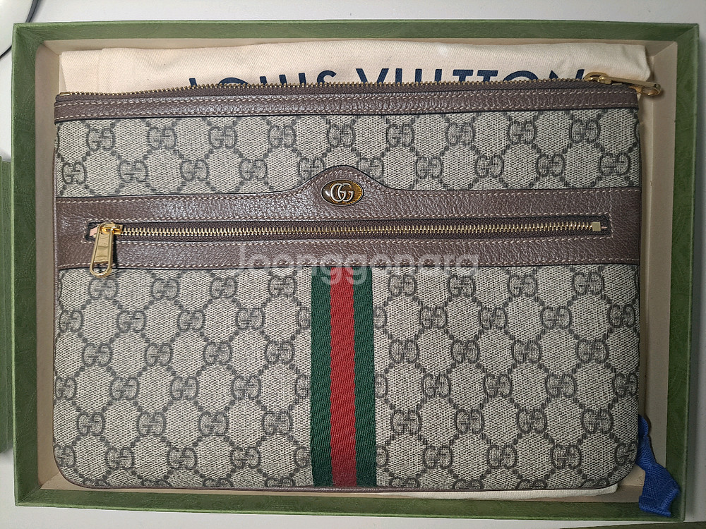 구찌 오피디아 GG 수프림클러치팝니다--6