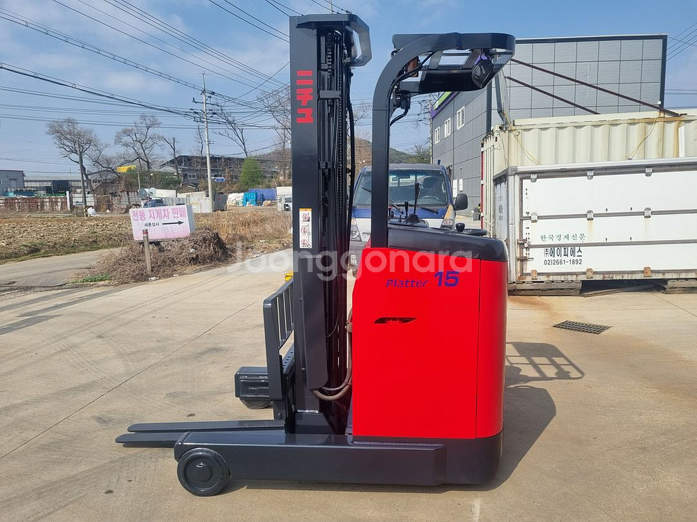 니찌유 1.5톤 입승식 전동지게차 3단 5.3M 판매합니다.--4