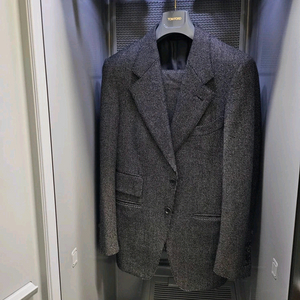 톰포드 트위드 울 투피스 셋업 수트