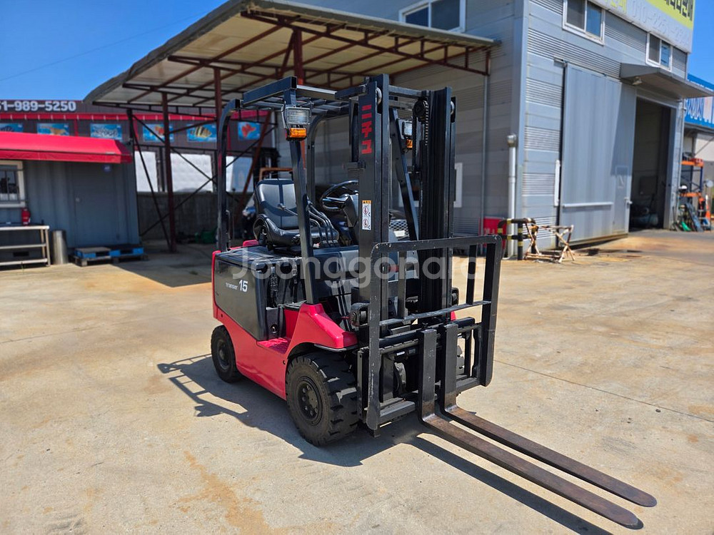 니찌유 1.5톤 전동지게차 사이드쉬프트 판매합니다.--2