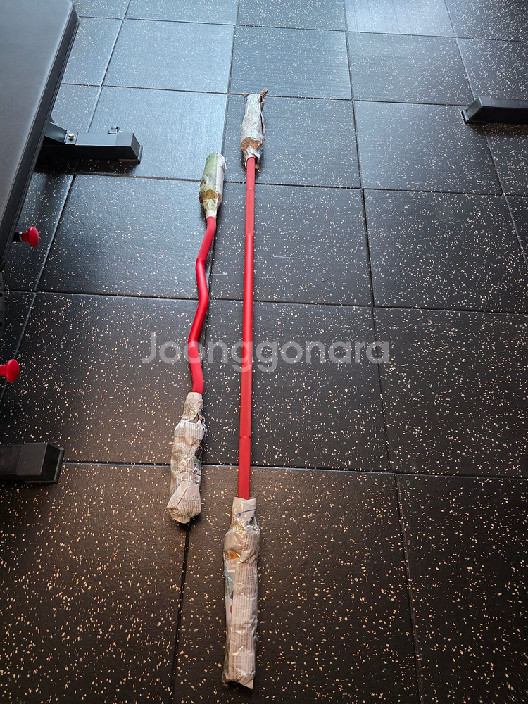 중량봉(1800), 이지바(1200) 레드색상 팝니다~--1