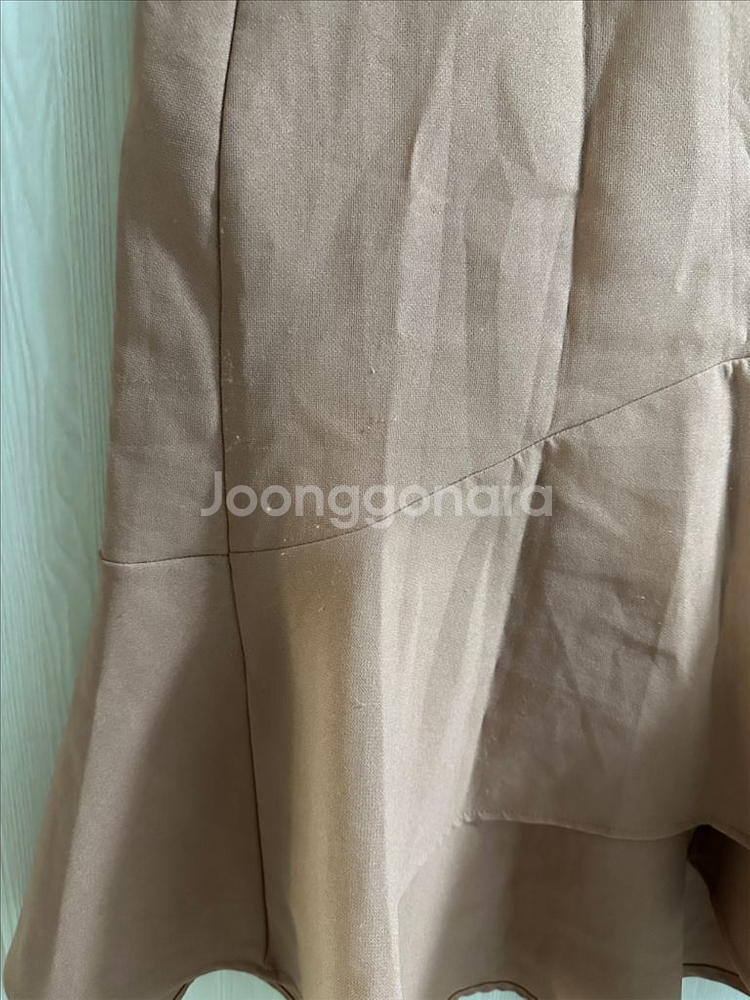 옷장정리ㅣ프릴 머메이드 슬림핏 롱 스커트--3