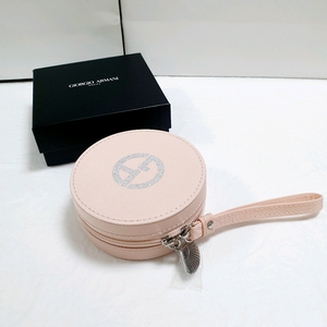 아르마니 핑크 라운드 파우치 스트랩