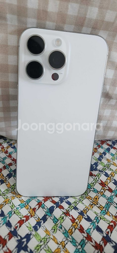 아이폰16프로맥스 256GB 자급제 화이트(증정품 동봉--5