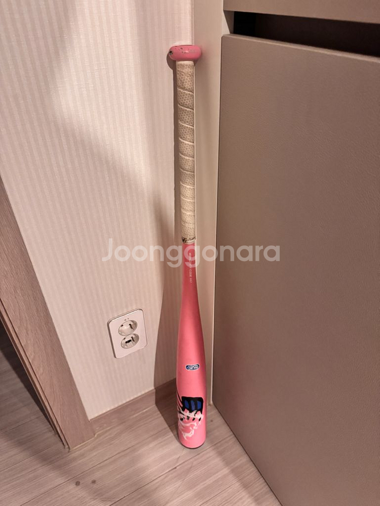 천군만마 핑크 카본배트--1