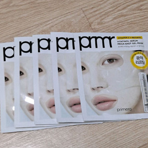 프리메라 비타티놀 세럼 메가-샷 겔 마스크 5매