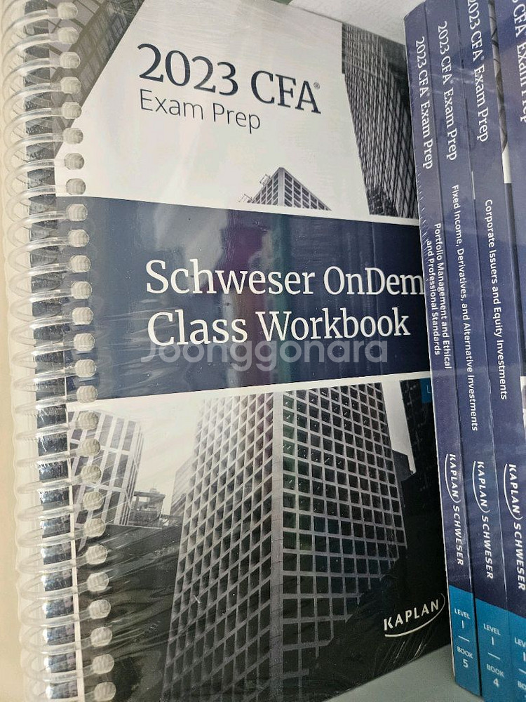 CFA level1 공식 교재 (새상품/택포)--0